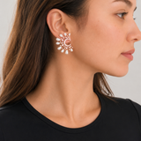 Sunset pearl earrings