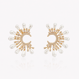 Sunset pearl earrings