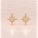 Star dainty studs