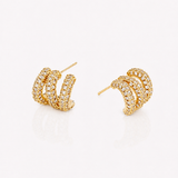 Trio gold hoops