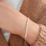 Baguette tennis bracelet