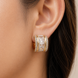 Prism crystal hoops