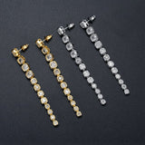 Spectrum drop earrings