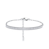 Baguette tennis bracelet