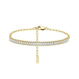 Baguette tennis bracelet