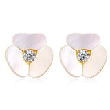 Petaline shell studs