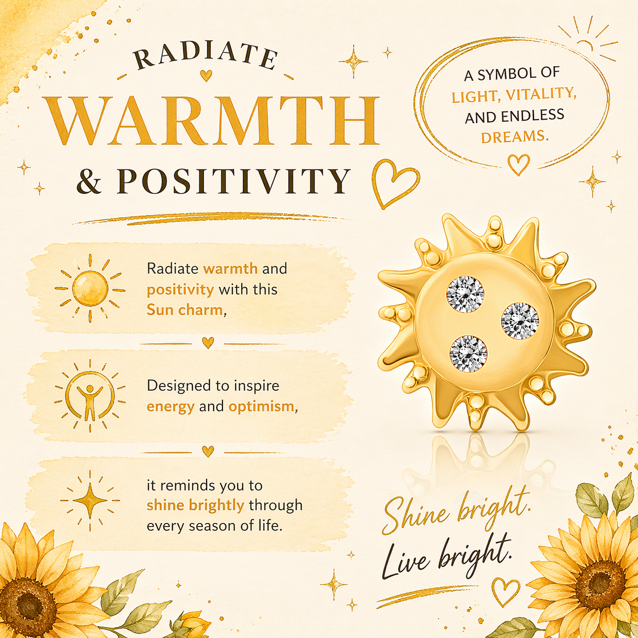 Sun charm