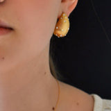 Teardrop sparkle earrings