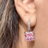 Pink sky earrings