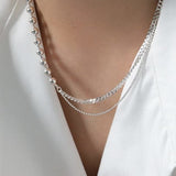 Multichain Serenade Silver Necklace