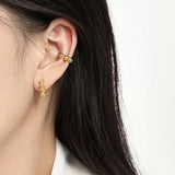 Gold orb cuff