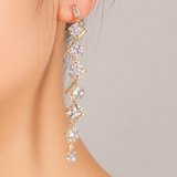 Prism crystal earrings
