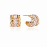 Prism crystal hoops