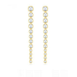 Spectrum drop earrings