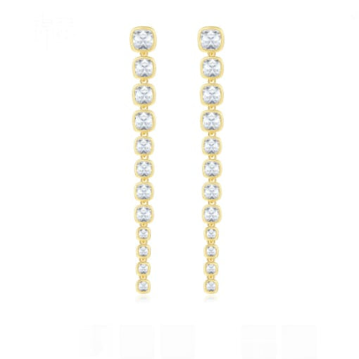 Spectrum drop earrings