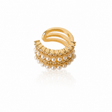 Bloom pearl earcuff