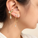 Aurelia chain earrings