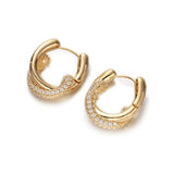 Staccato twisted hoops