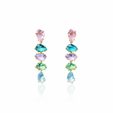 Pastel petals earrings