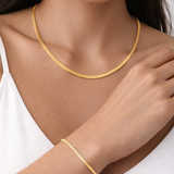 Serpentis gold necklace