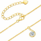 Teardrop minimalistic necklace