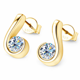 Teardrop studs