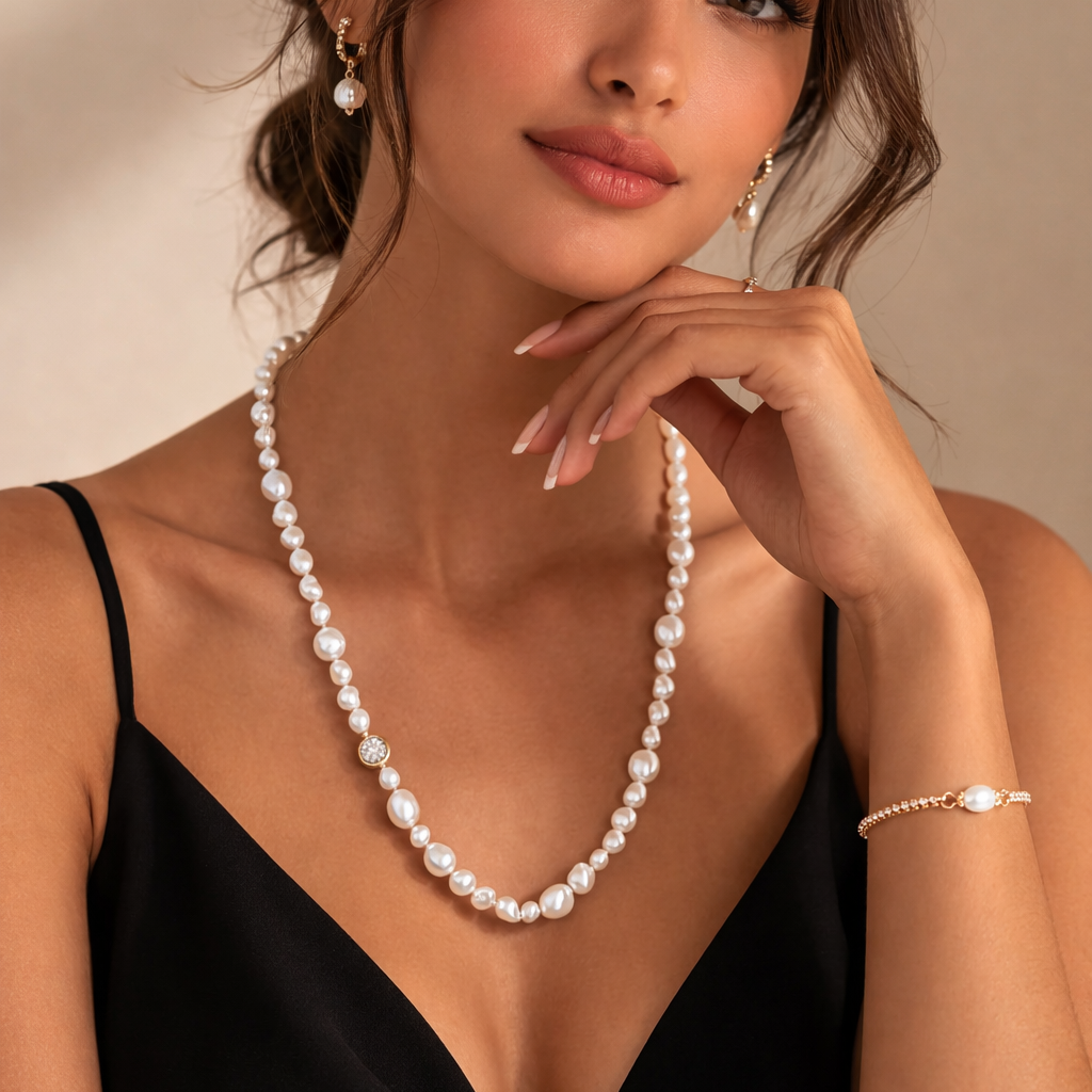 Aria pearl necklace