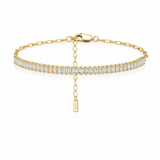 Baguette tennis bracelet