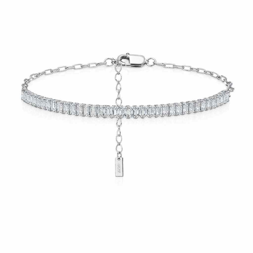 Baguette tennis bracelet