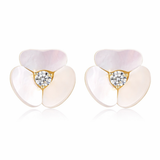 Petaline shell studs