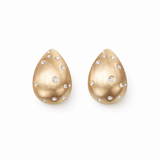Teardrop sparkle earrings