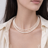 Seafoam pearl necklace