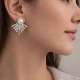 Starlight pearl earrings