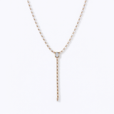 Cubic lariat necklace