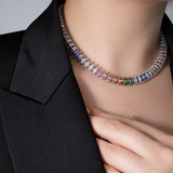 Rainbow embrace necklace