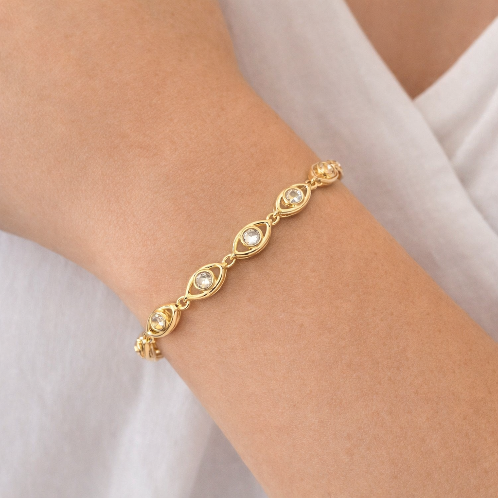 Evil eye bracelet