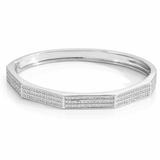 Reverie silver bangle