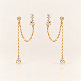 Aurelia chain earrings