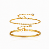 Serpentis gold bracelets