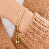 Serpentis gold bracelets