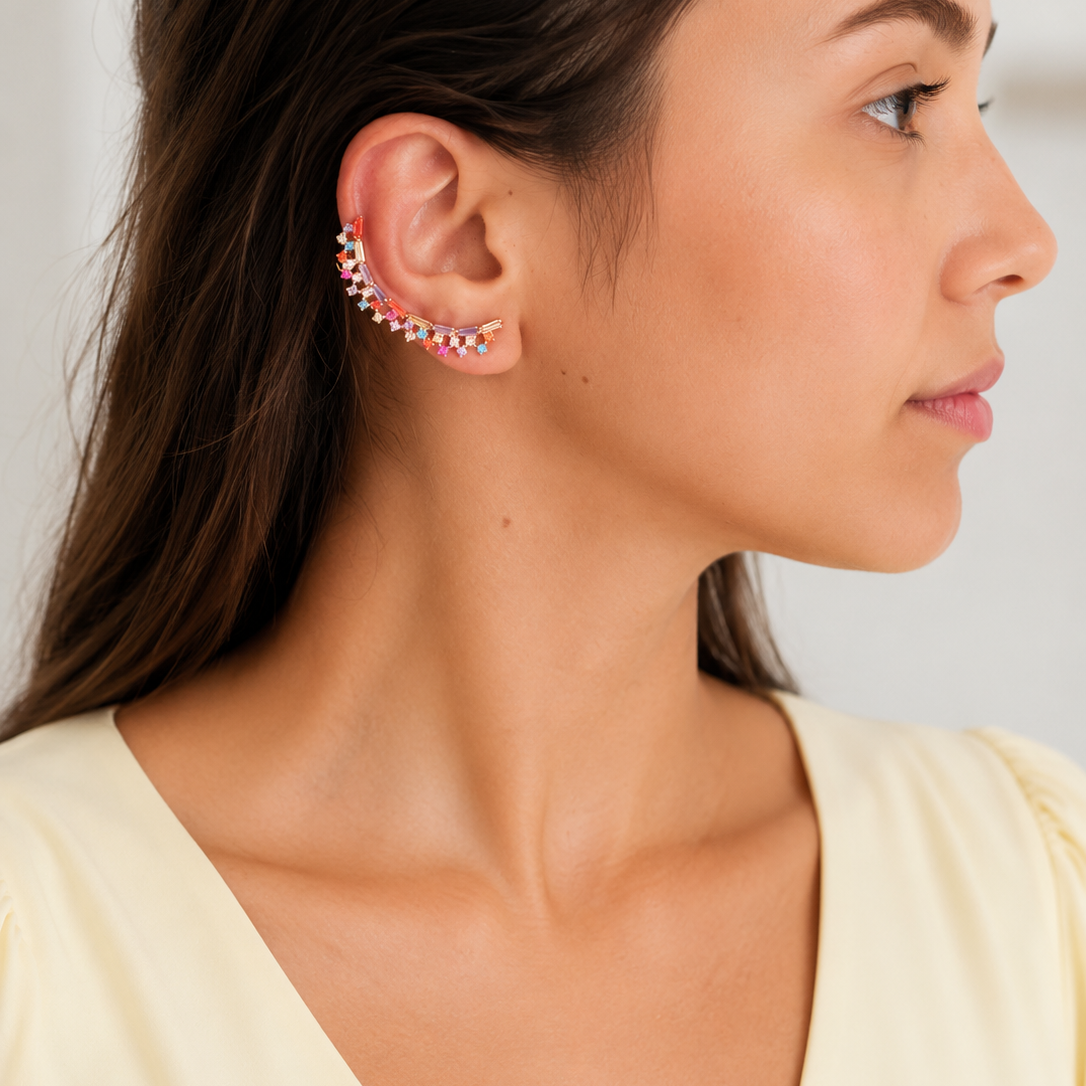 Rainbow ear climber