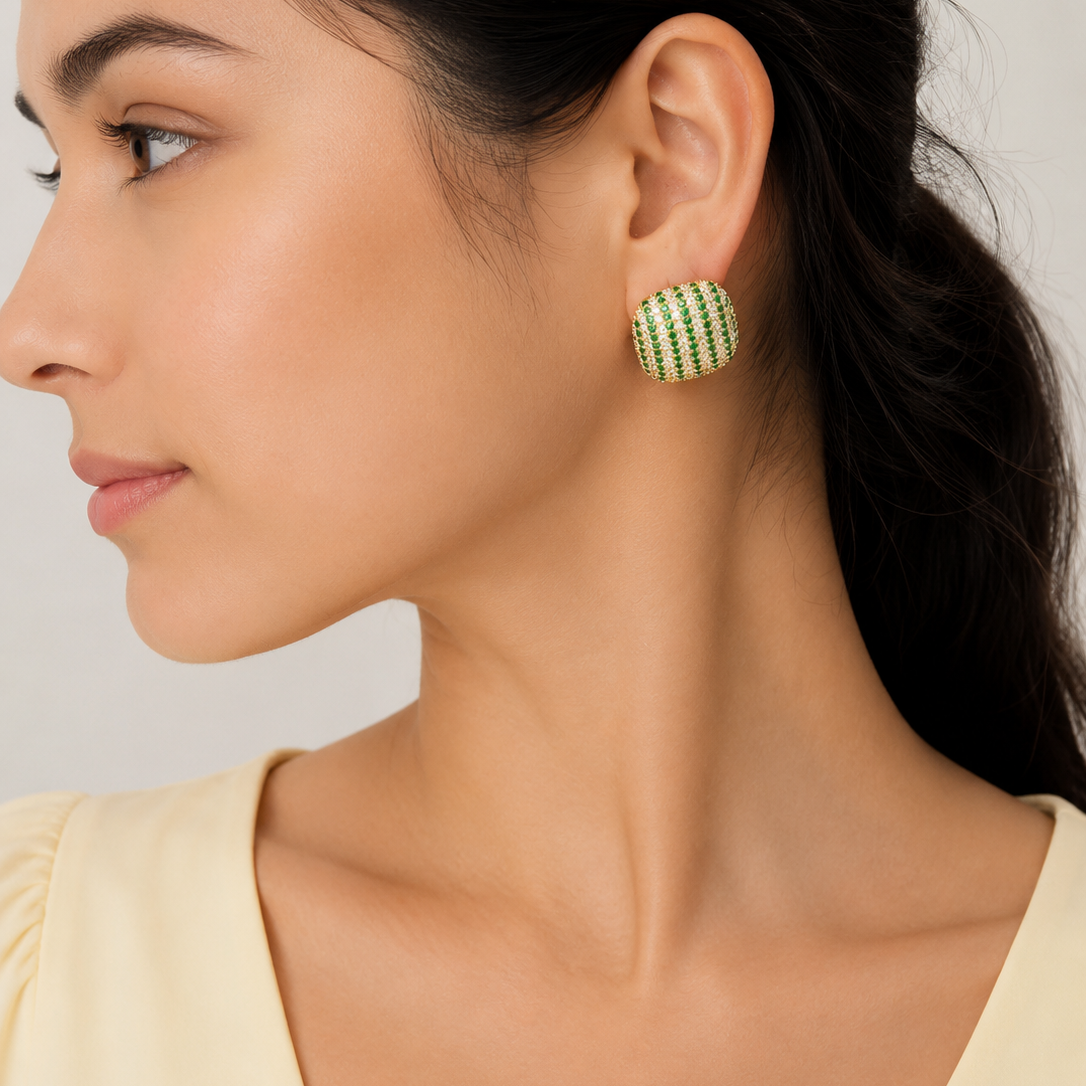 Green Harmony studs