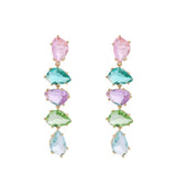 Pastel petals earrings