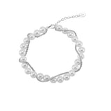 Treble silver bracelet