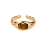 Terra tiger eye ring