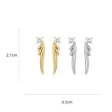 Aurora wings earrings