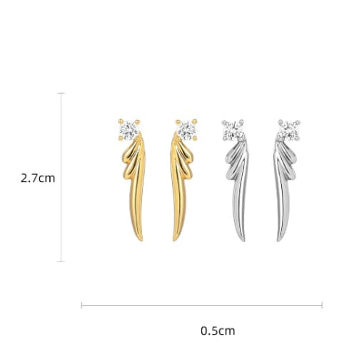 Aurora wings earrings