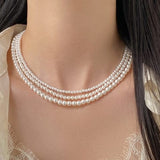 Seafoam pearl necklace