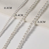 Seafoam pearl necklace