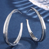 Large sun-kissed hoops